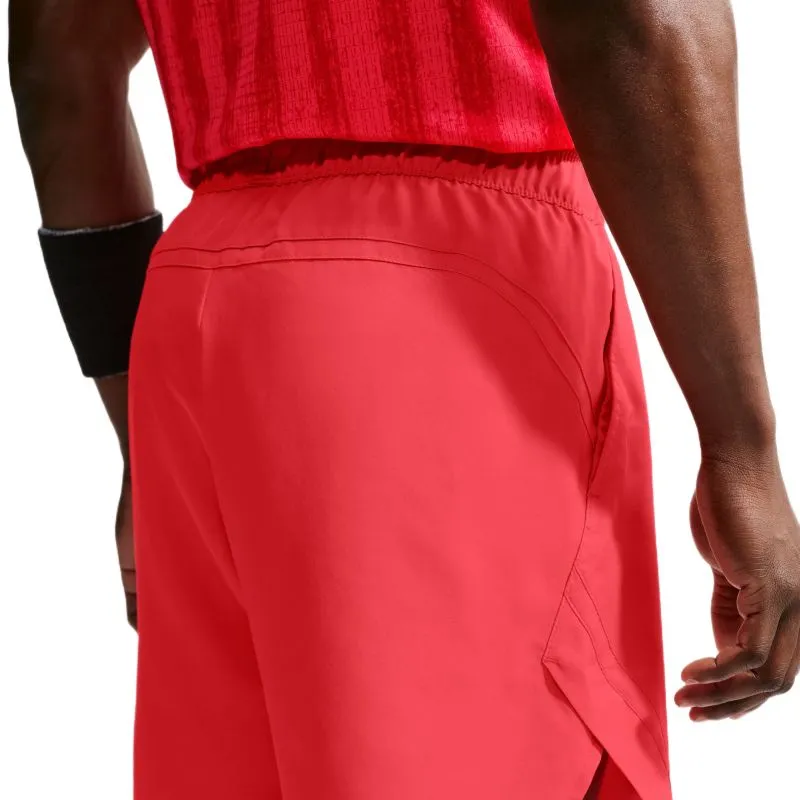 Nike Court Dri-Fit Victory 7" - bright crimson/black