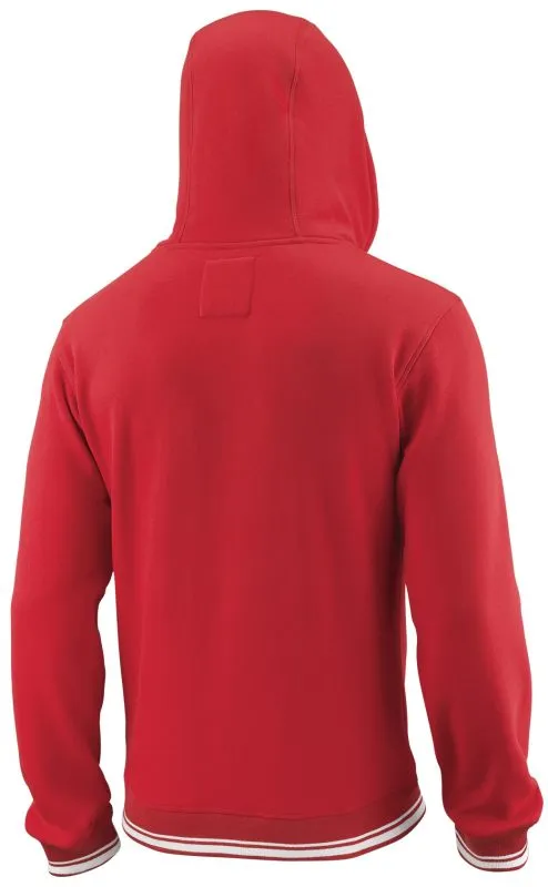 Wilson M Team Script FZ Hoody - wilson red