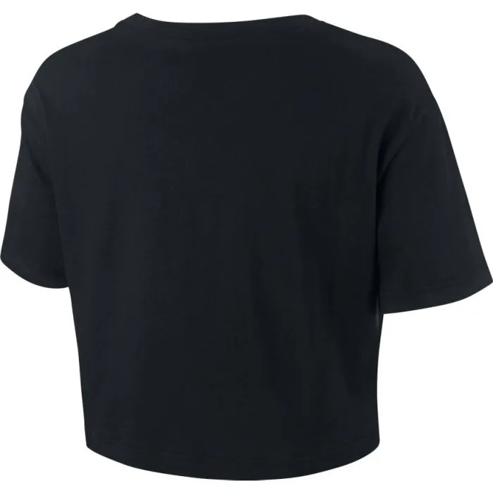 Nike Sportswear Essential Crop Icon W - black/white