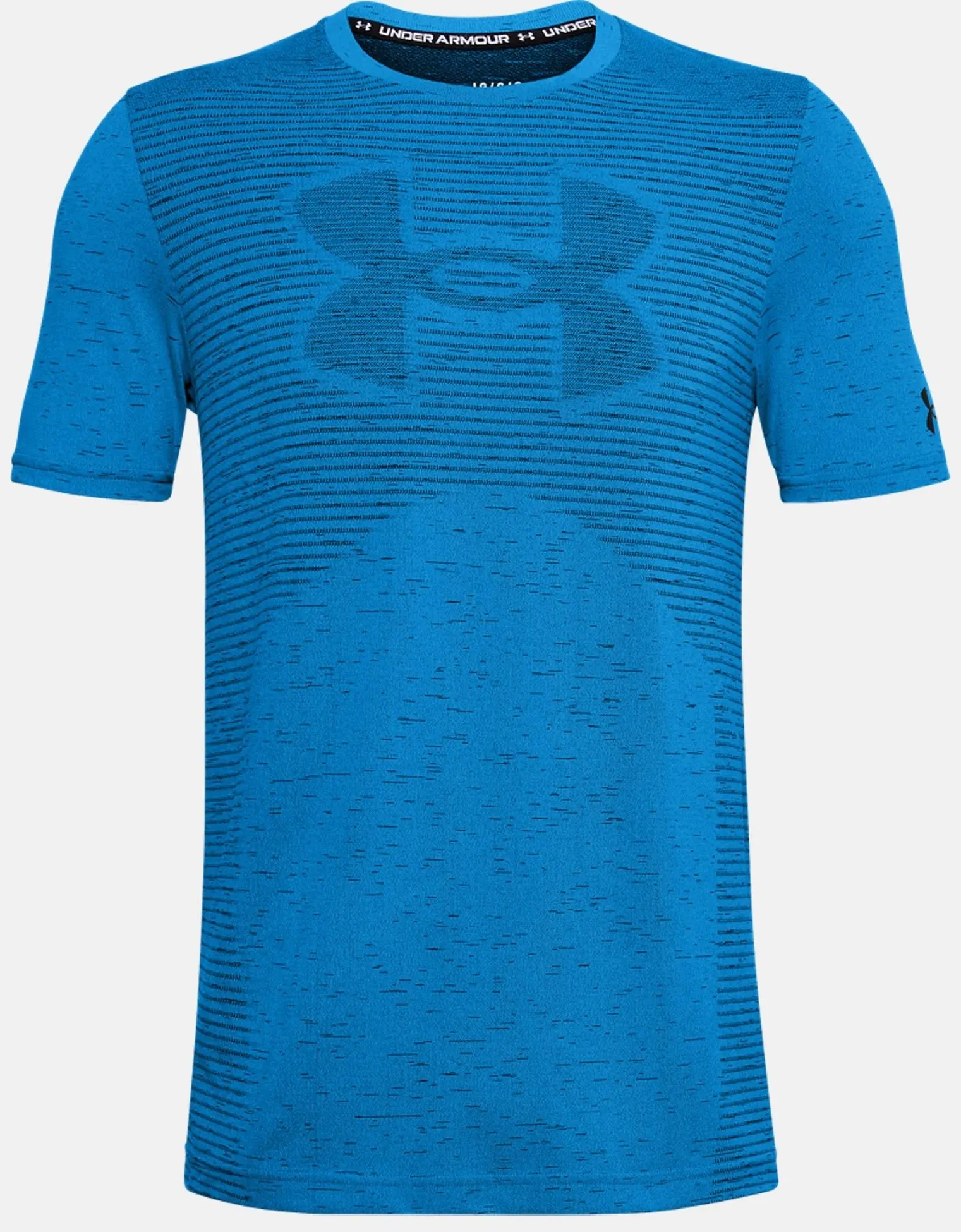 Under Armour Men's UA Seamless Logo Short Sleeve - electric blue/black