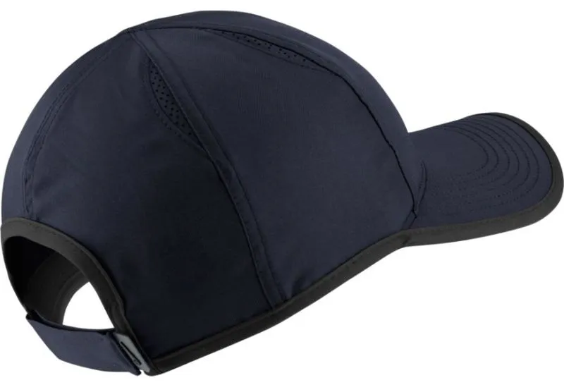 Nike U Aerobill Feather Light Cap - obsidian/black/white
