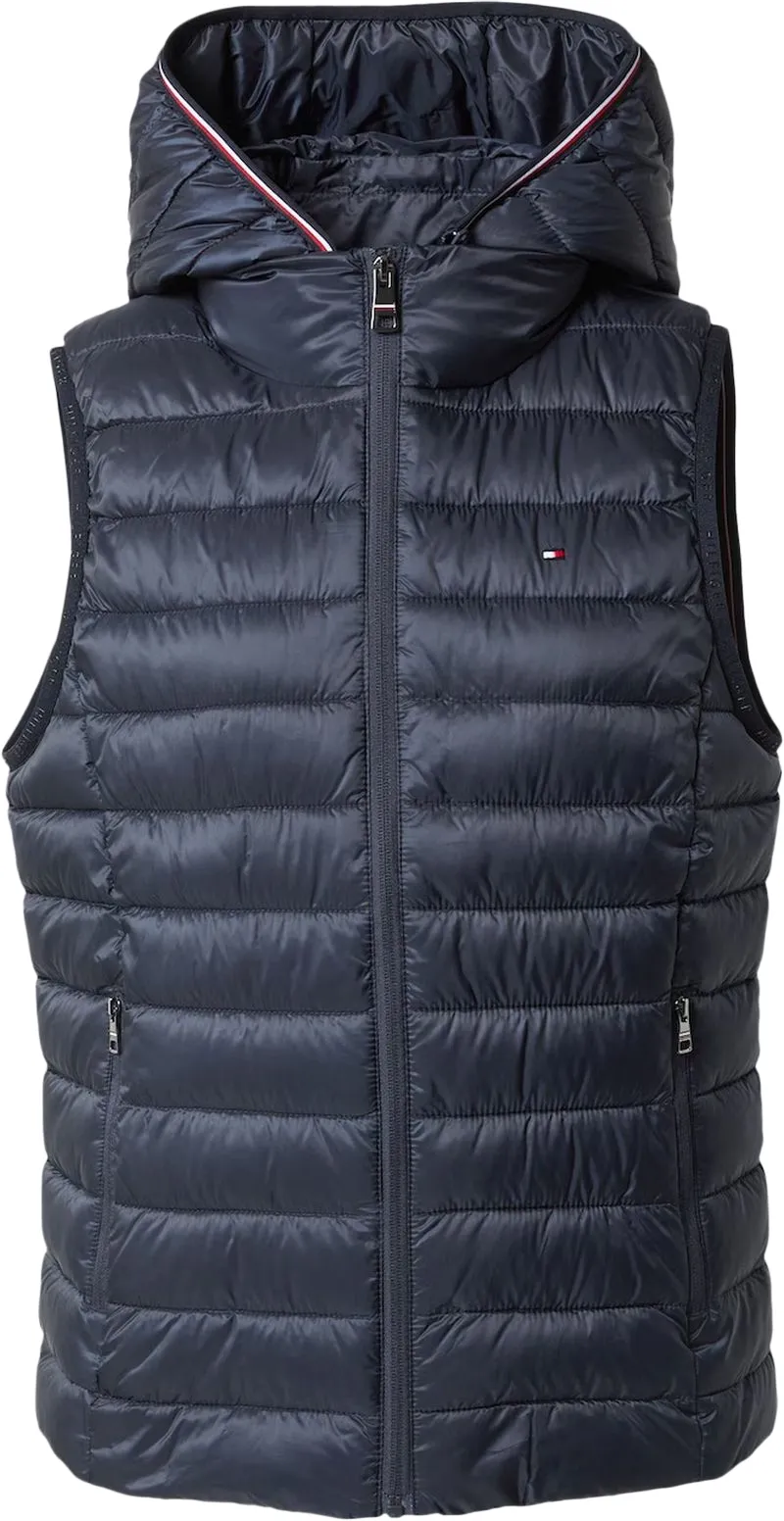 Tommy Hilfiger LW Padded Global Stripe Vest - navy
