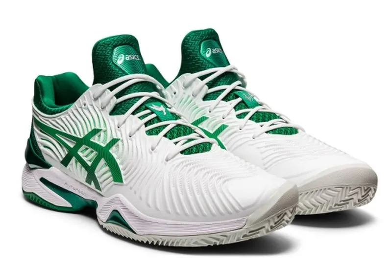 asics-court-ff-novak-clay-white-kale-2 Asics Court FF Novak Clay - white/kale