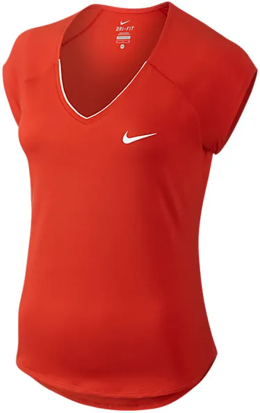 Nike Pure Top - crimson/white