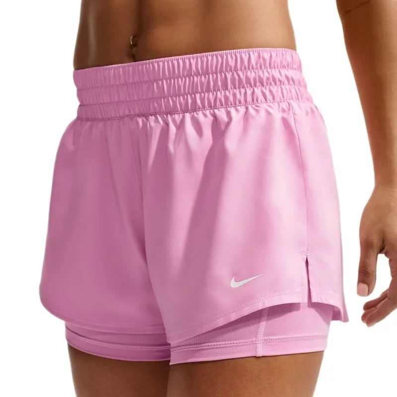 Nike Dri-Fit One 2-in-1 - pink rise/white