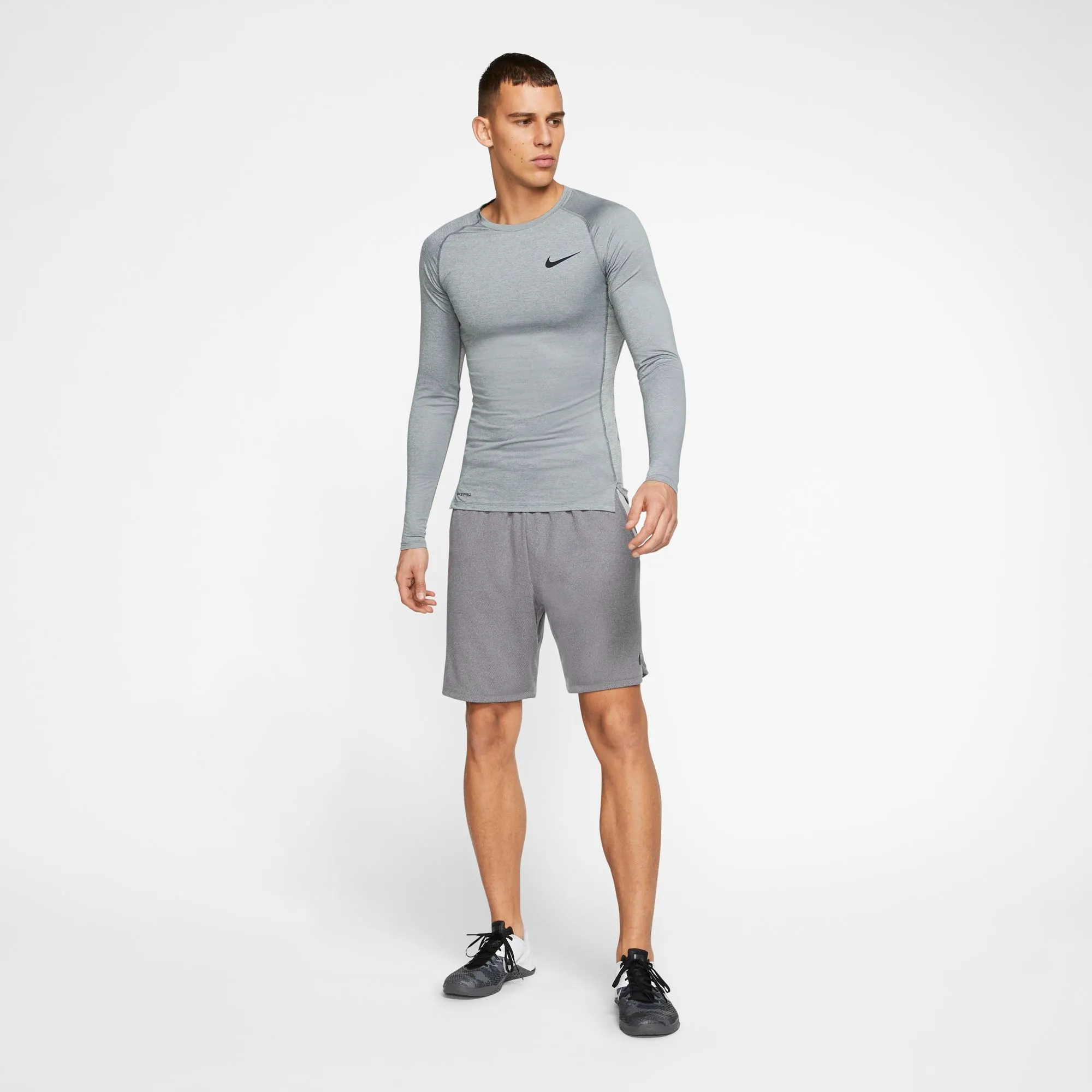 nike-pro-top-ls-tight-smoke-grey-light-smoke-grey-black-7 Nike Pro Top LS Tight - smoke grey/light smoke grey/black