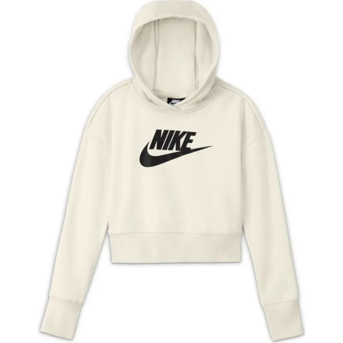 Nike Sportswear FT Crop Hoodie G - coconut milk/white