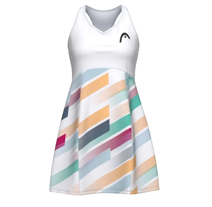 Women's dress Head Pro - white/print - White