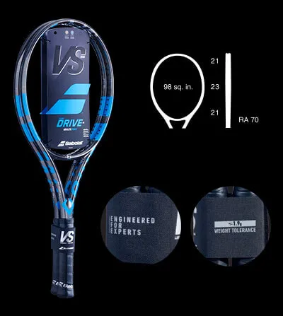 Babolat Pure Drive VS 2 Pack + naciąg + usługa serwisowa
