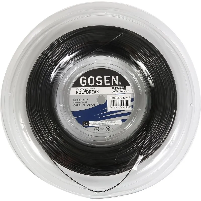 gosen-polylon-polybreak-200-m-black-1 Gosen Polylon Polybreak (200 m) - black