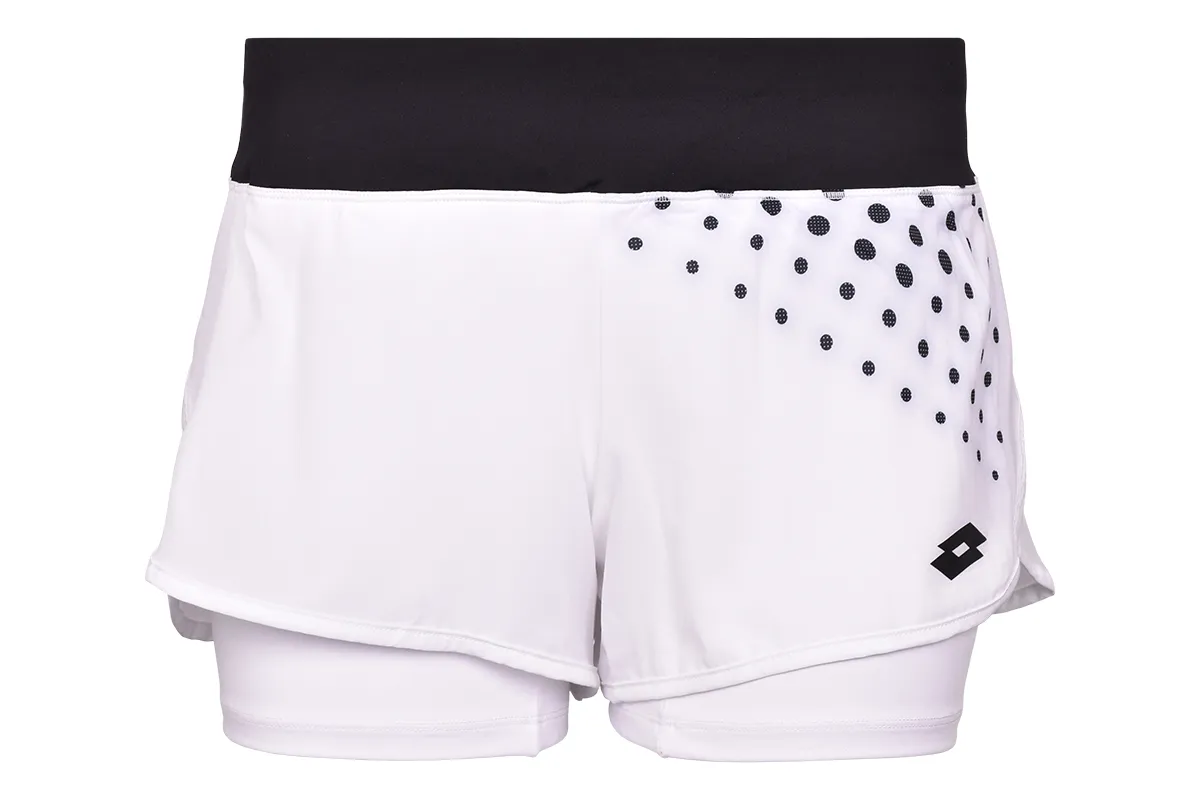 Lotto Top W IV Short 1 - bright white/all black