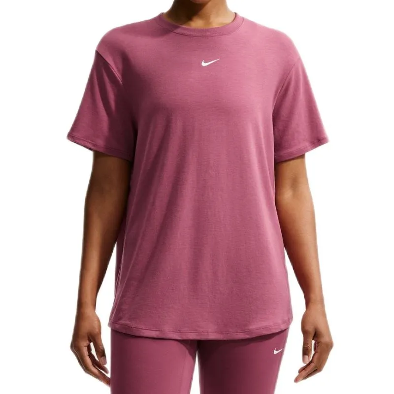 Nike One Relaxed Dri-Fit Short Sleeve - pink smoke/white Nike One Relaxed Dri-Fit Short Sleeve - pink smoke/white