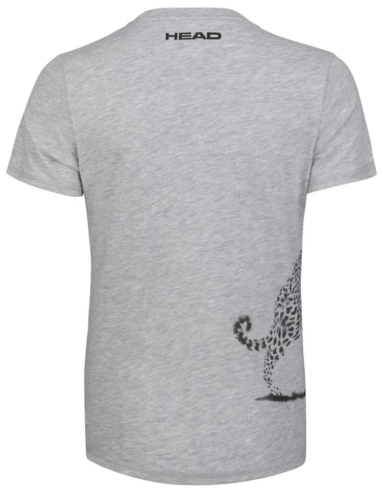 Head Leopard T-Shirt W - grey melange