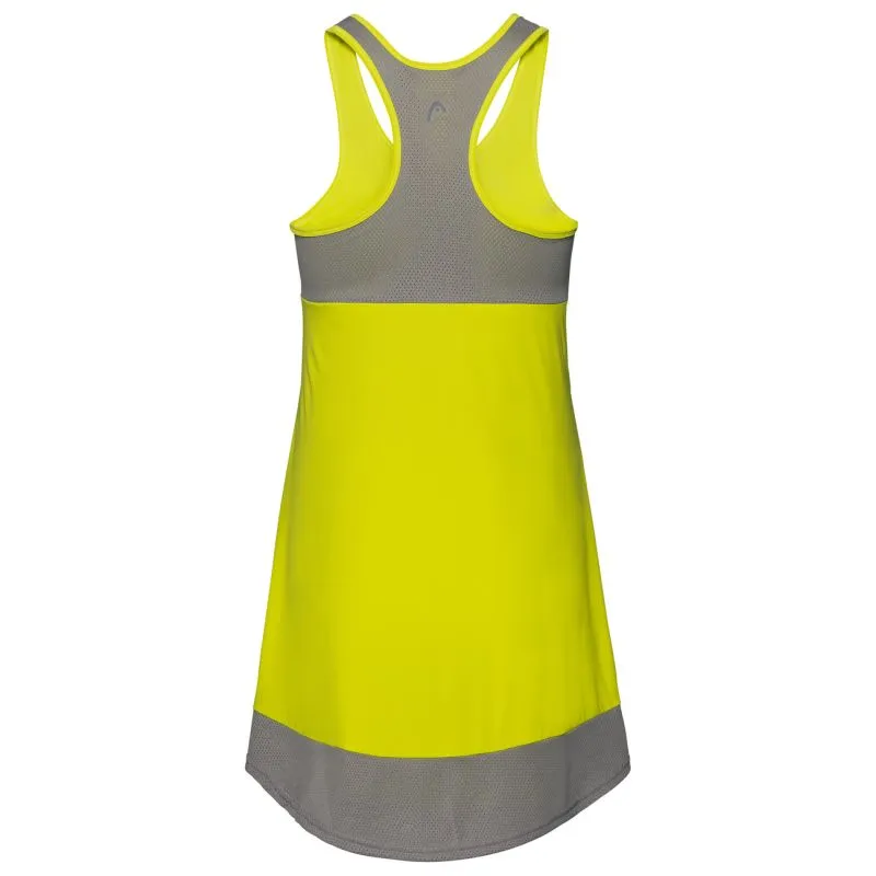 Head Demi Dress W - yellow/grey