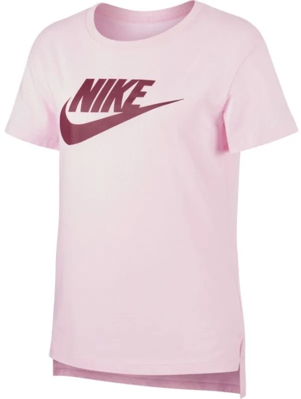 Nike G NSW Tee DPTL Basic Futura - pink foam/bordeaux
