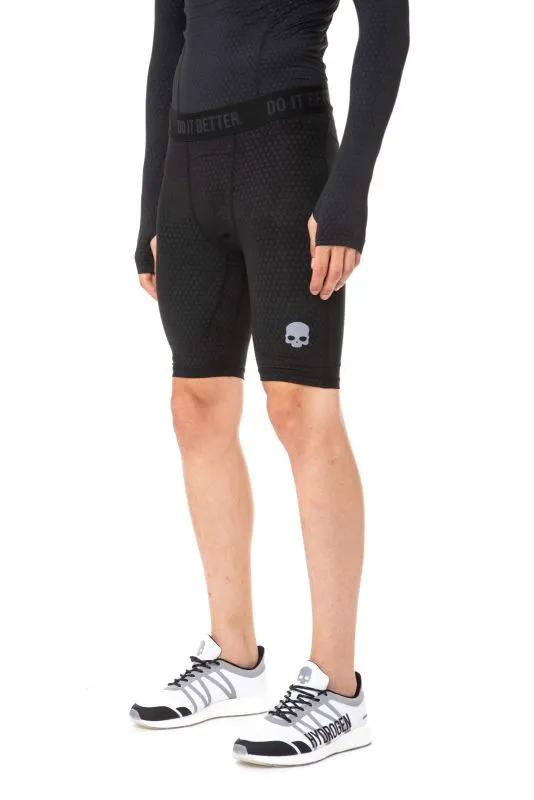 Hydrogen Printed Second Skin Shorts Man - black