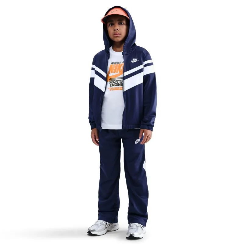 Nike Kids Sportswear Dri-Fit Hooded - midnight navy/white/white