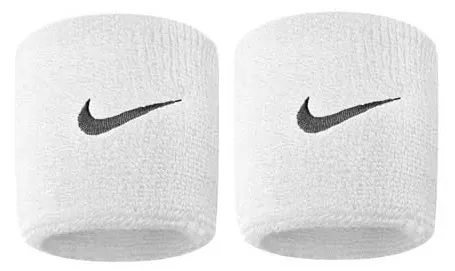 Nike Swoosh Wristbands - white/black