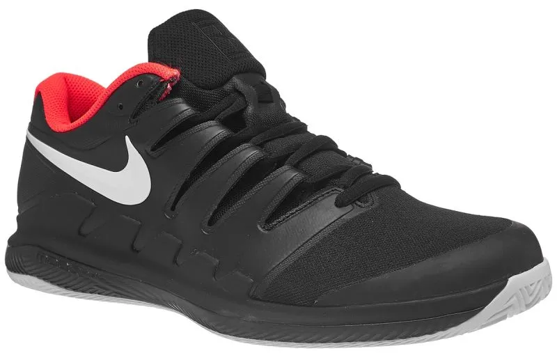 Nike Air Zoom Vapor X Clay - black/white/bright crimson