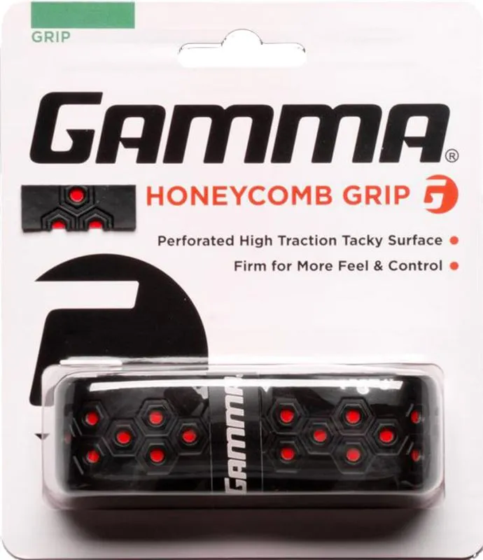 Gamma Honeycomb Grip 1P black/red