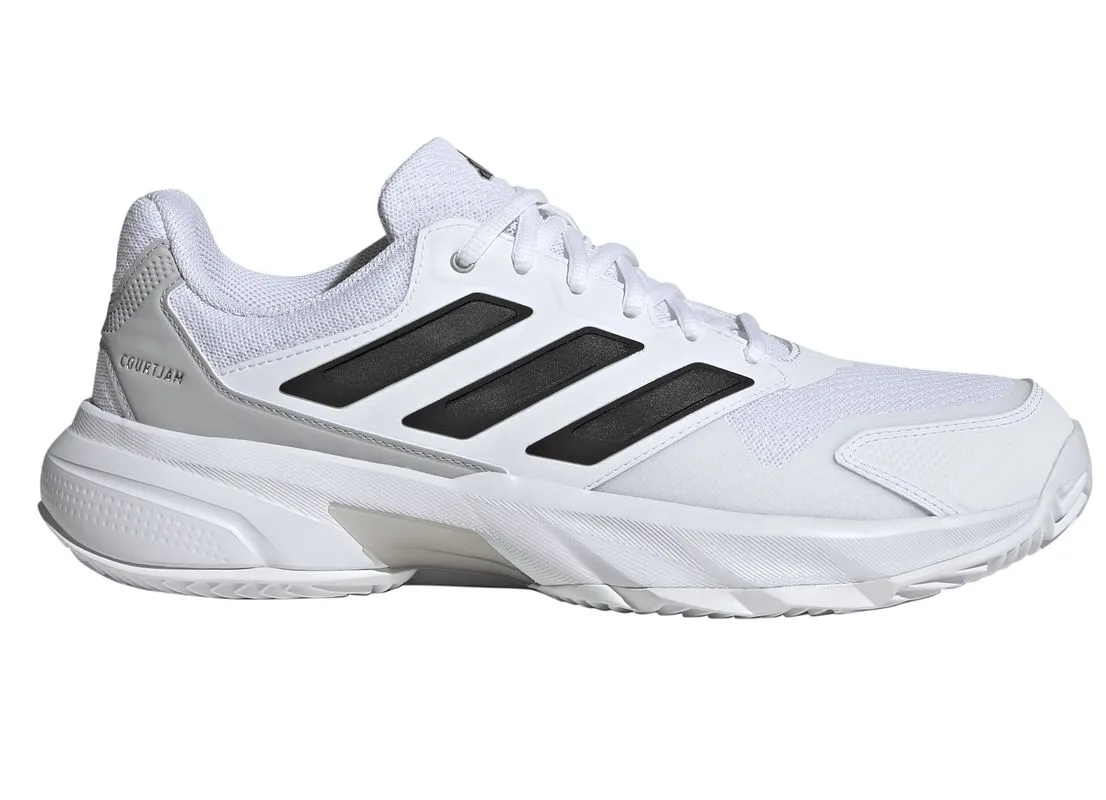 Adidas CourtJam Control 3 M Clay - footwear white/core black/grey two Adidas CourtJam Control 3 M Clay - footwear white/core black/grey two