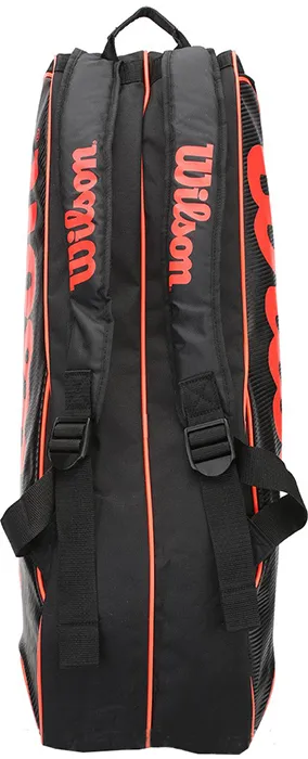 Wilson Burn Team 6 Pack Bag - black/orange