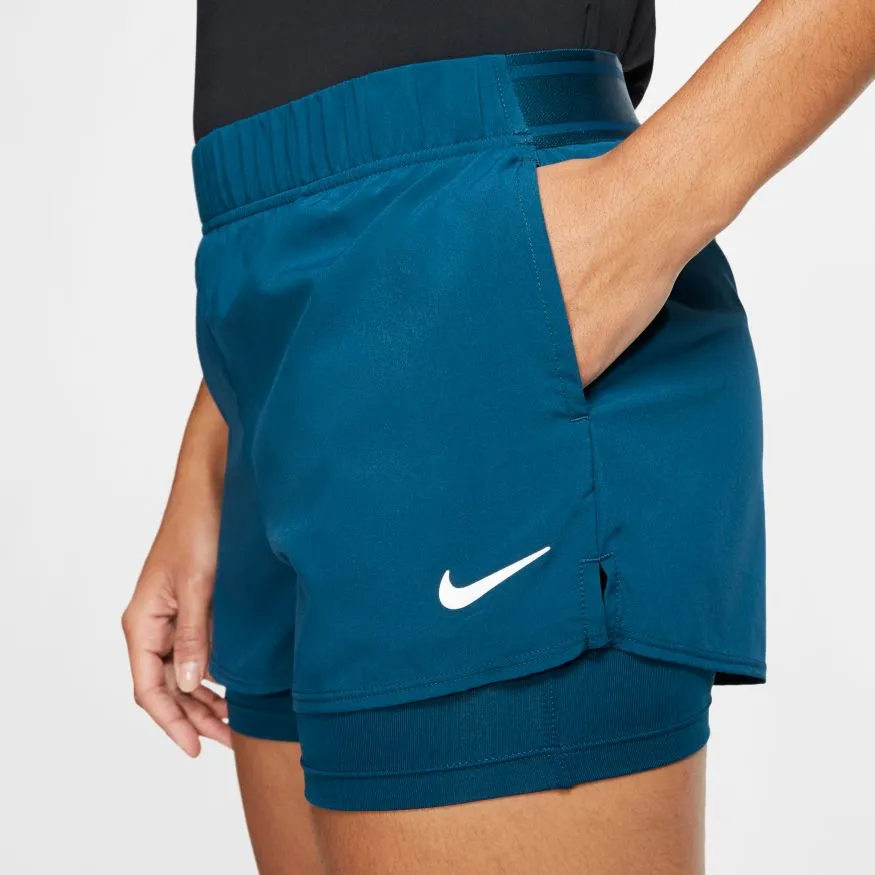 Nike Court Flex Short - valerian blue/white