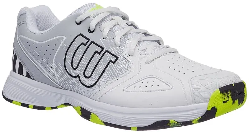 Wilson Kaos Devo - white/pearl blue/safety yellow