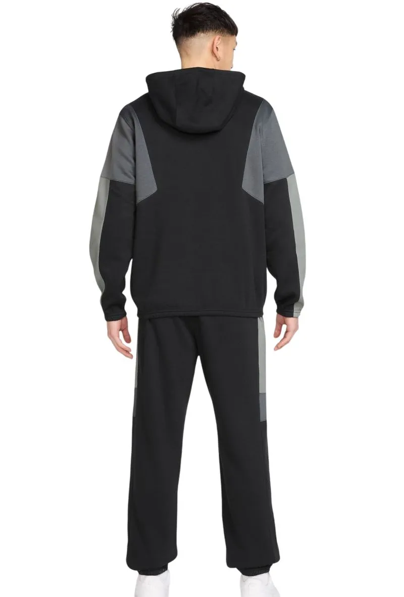 Nike Sportswear Club Fleece Hooded - black/light smoke grey/smoke grey/white