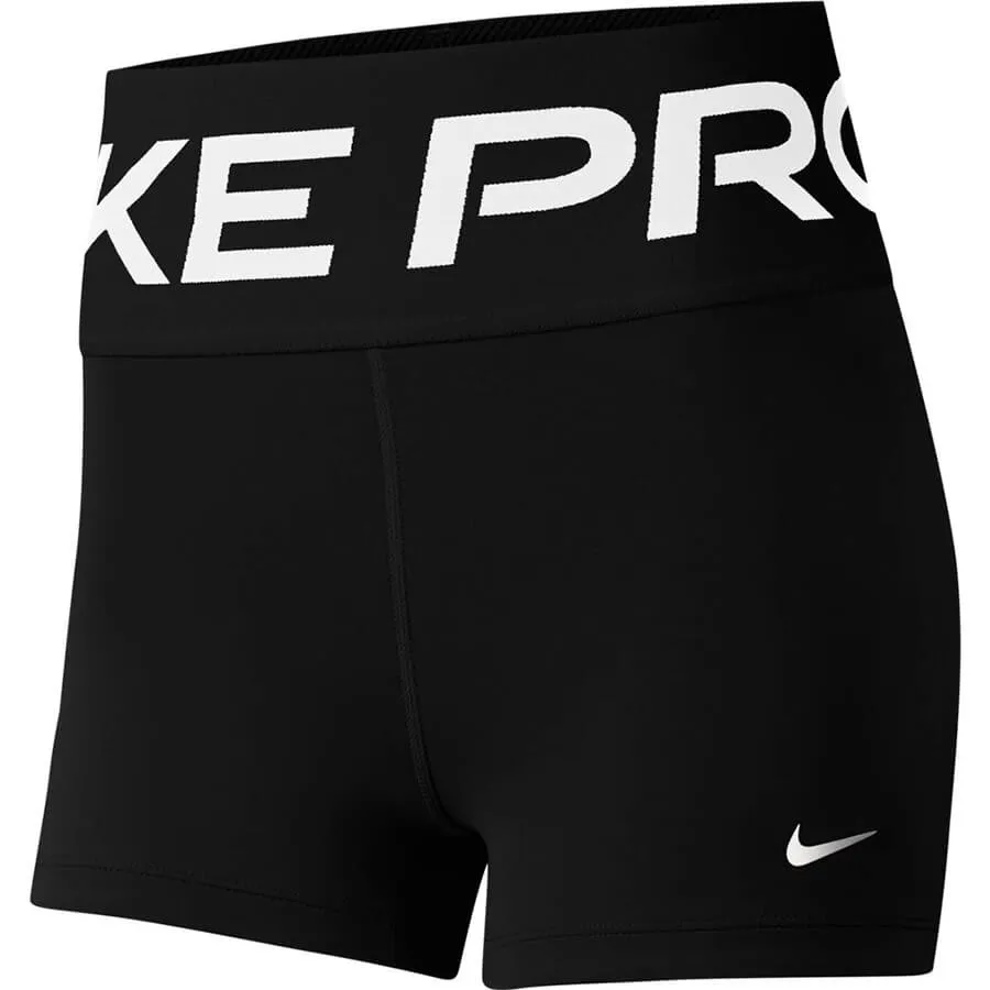Nike Pro CLN NVLTY 3" Short W - black/metallic silver Nike Pro CLN NVLTY 3" Short W - black/metallic silver