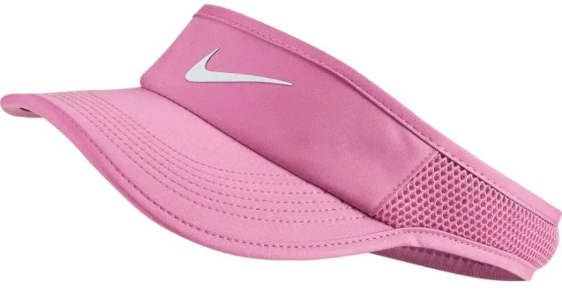 Nike Aerobill Feather Light Visor - pink rise/white Nike Aerobill Feather Light Visor - pink rise/white
